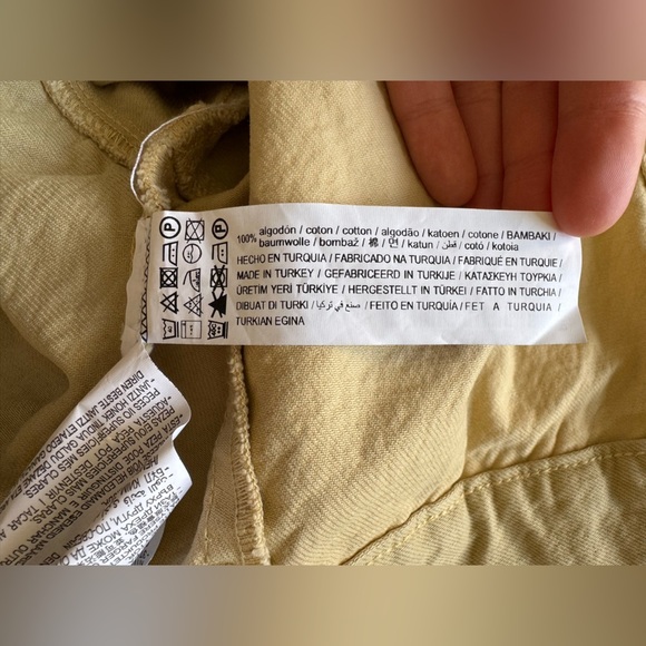 Jacket sand-colored patchwork denim by Pull & Bear, Size S, new with tag - Picture 16 of 16